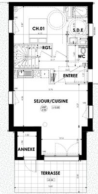 Maison contemporaine - 101 m² - 5 pièces