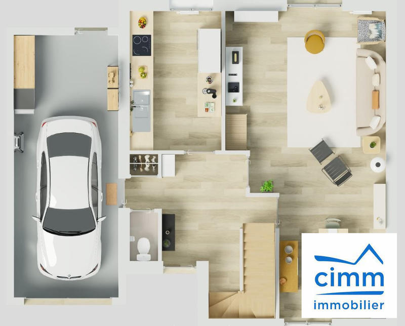 Maison - 115 m² - 5 pièces