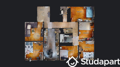 Chambre - 11 m² - 1 pièce