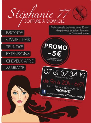 Stephanie77coiffure à domicile