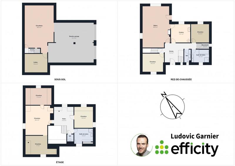 Maison - 190 m² - 6 pièces