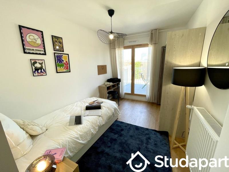 Chambre - 10 m² - 1 pièce