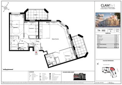 Appartement - 84 m² - 4 pièces