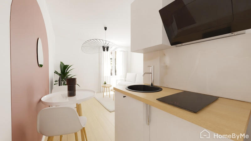 Appartement ancien - 20 m² - 1 pièce