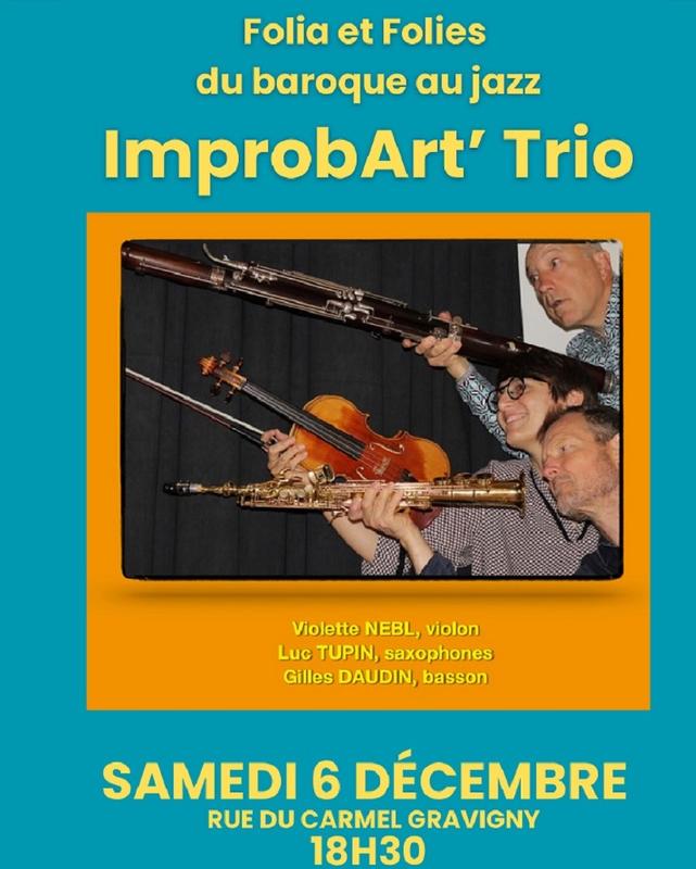 Concert d'Improb Art'Trio