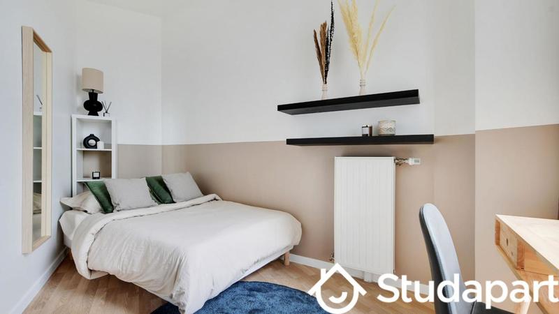 Chambre - 9 m² - 1 pièce