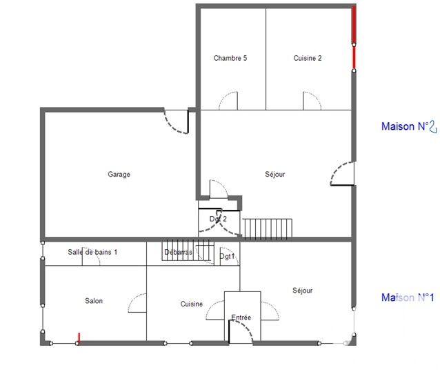 Maison - 219 m² - 8 pièces