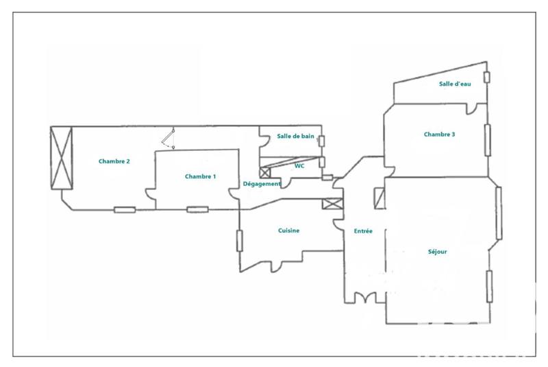 Appartement - 105 m² - 5 pièces