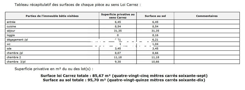 Appartement - 86 m² - 4 pièces