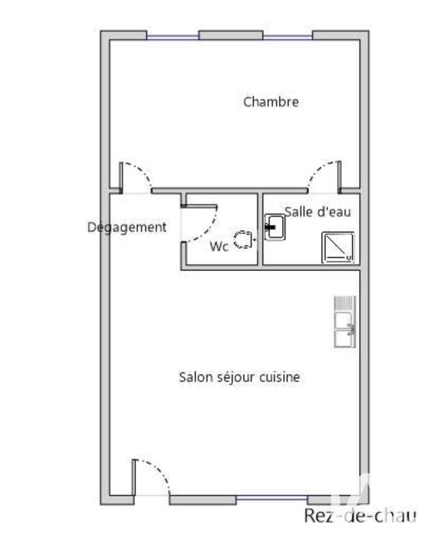 Appartement - 38 m² - 2 pièces