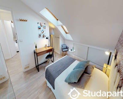 Chambre - 80 m² - 1 pièce