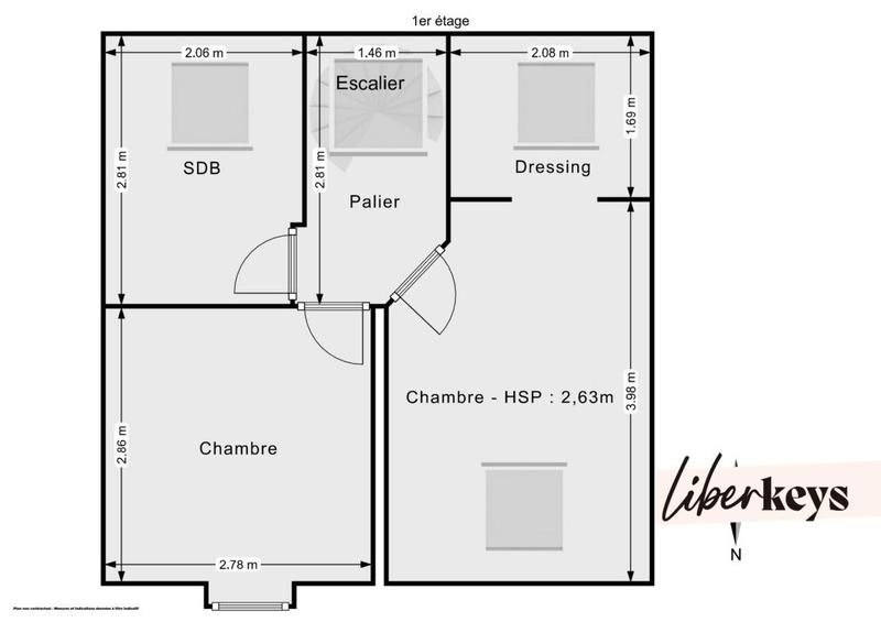 Maison en pierre - 60 m² - 3 pièces