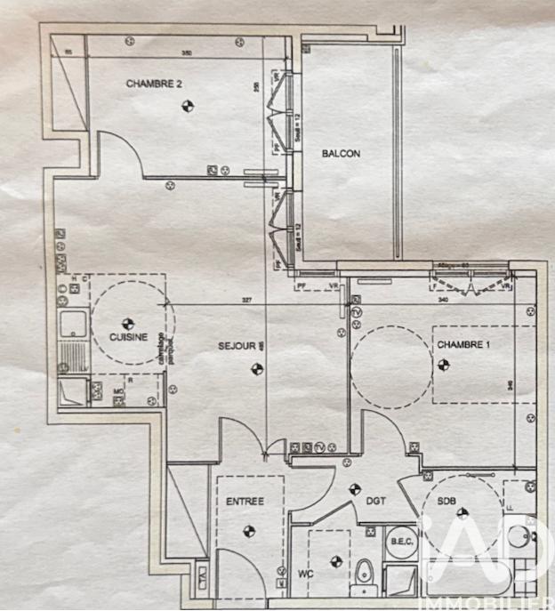 Appartement - 59 m² - 3 pièces