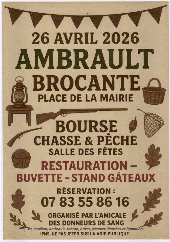 Brocante / Bourse chasse et pêche