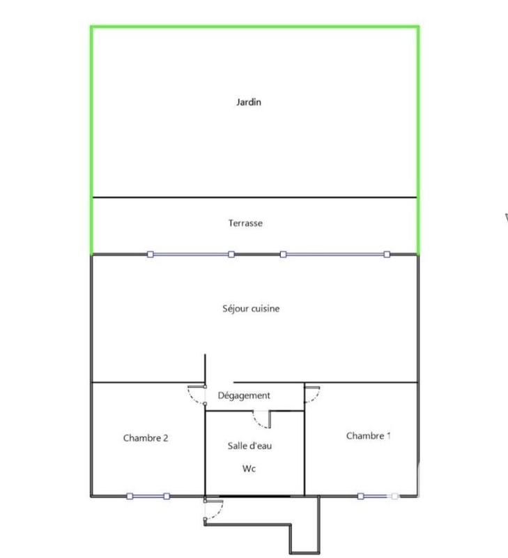 Appartement - 53 m² - 3 pièces
