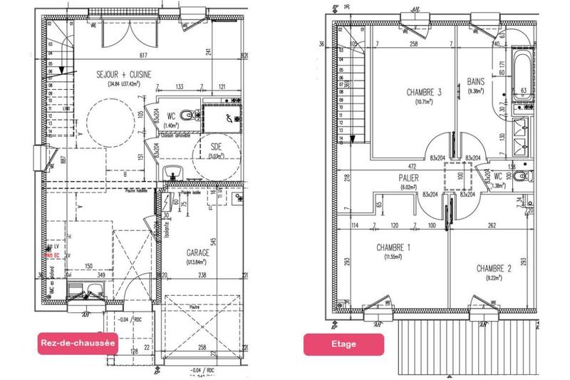 Maison - 89 m² - 4 pièces