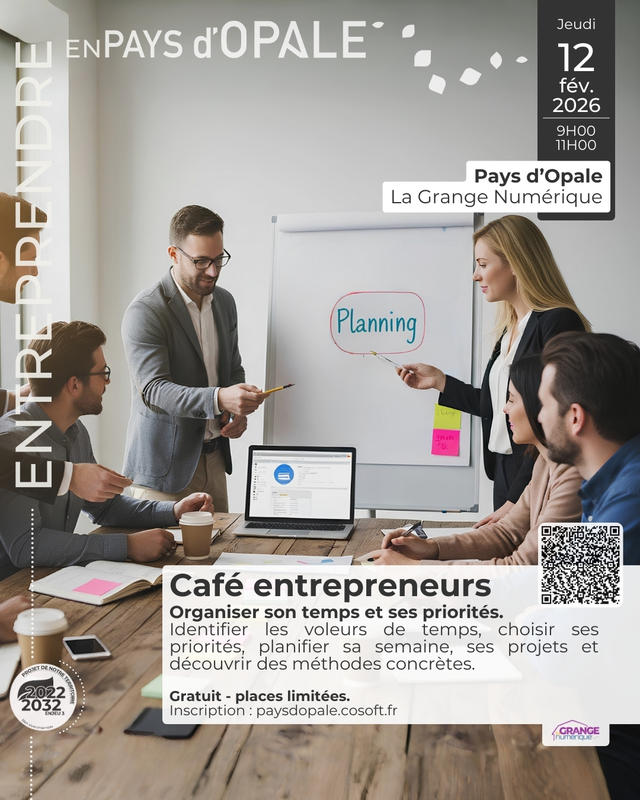 Café entrepreneurs - organiser son temps