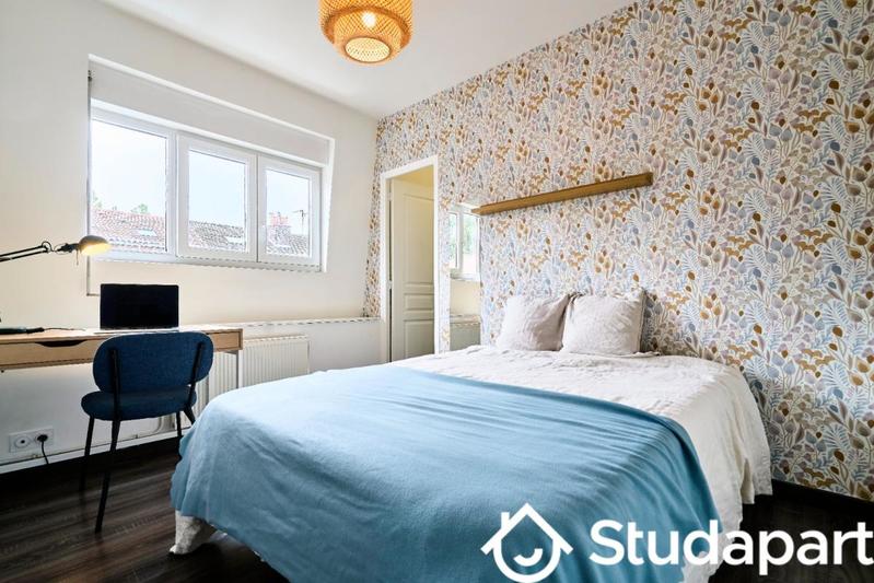 Chambre - 12 m² - 1 pièce