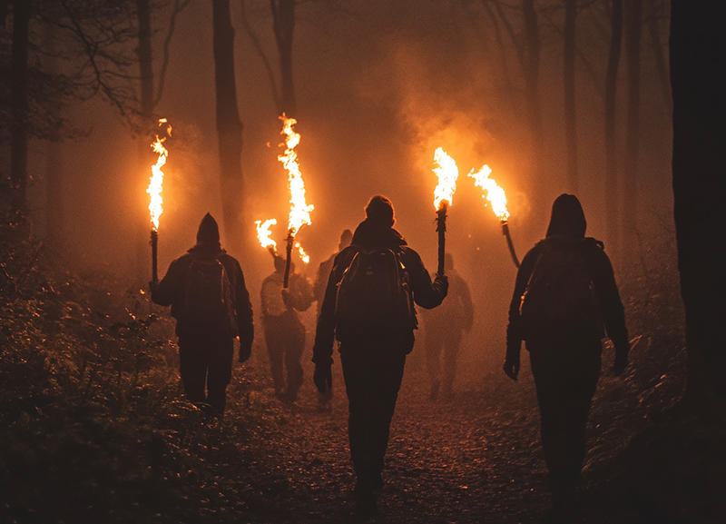 Montée aux flambeaux