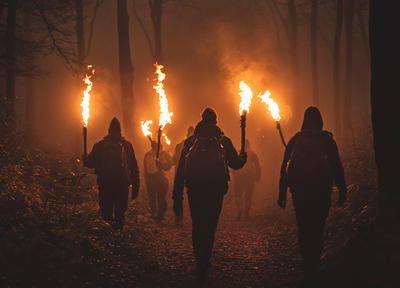 Montée aux flambeaux