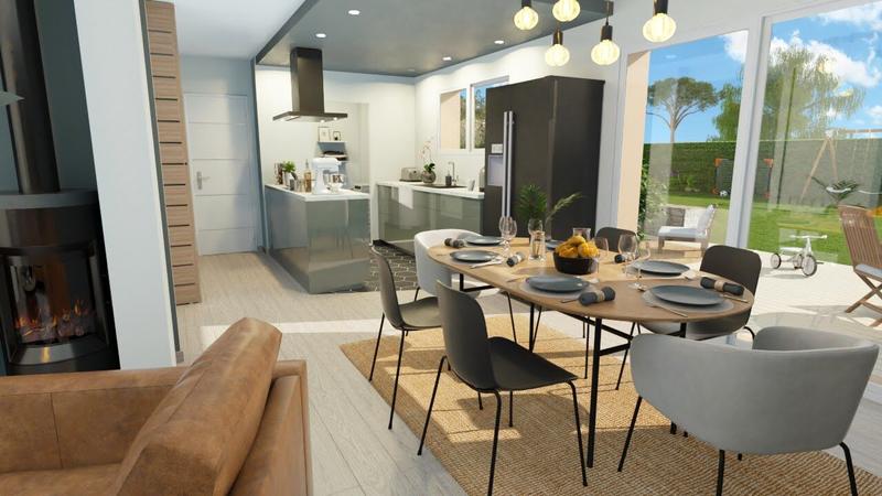 Maison - 90 m² - 4 pièces