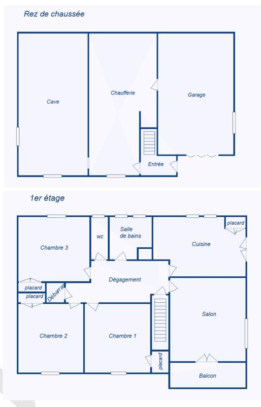 Maison - 83 m² - 4 pièces