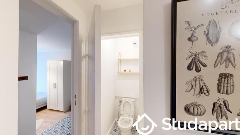 Chambre - 11 m² - 1 pièce