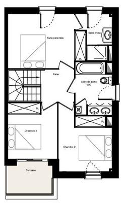 Maison - 85 m² - 4 pièces