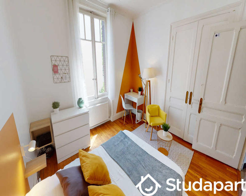 Chambre - 57 m² - 1 pièce