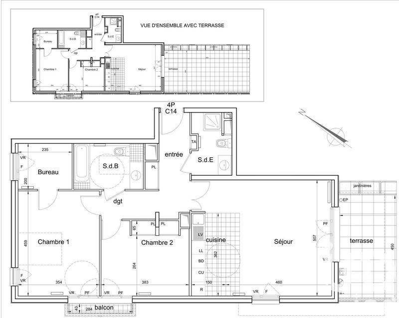 Appartement - 85 m² - 4 pièces