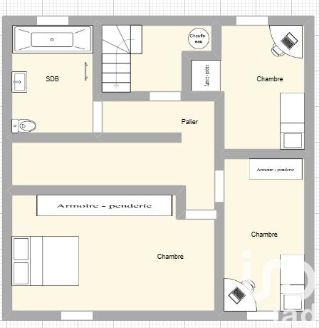 Maison - 100 m² - 6 pièces