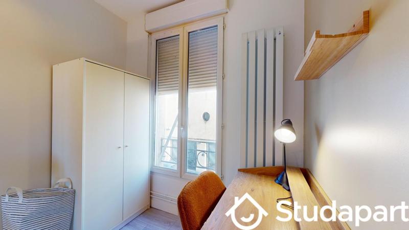 Chambre - 9 m² - 1 pièce