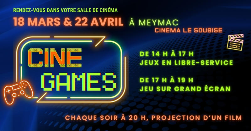 Festival Ciné Games au cinéma le Soubise