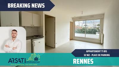 Appartement - 32 m² - 2 pièces