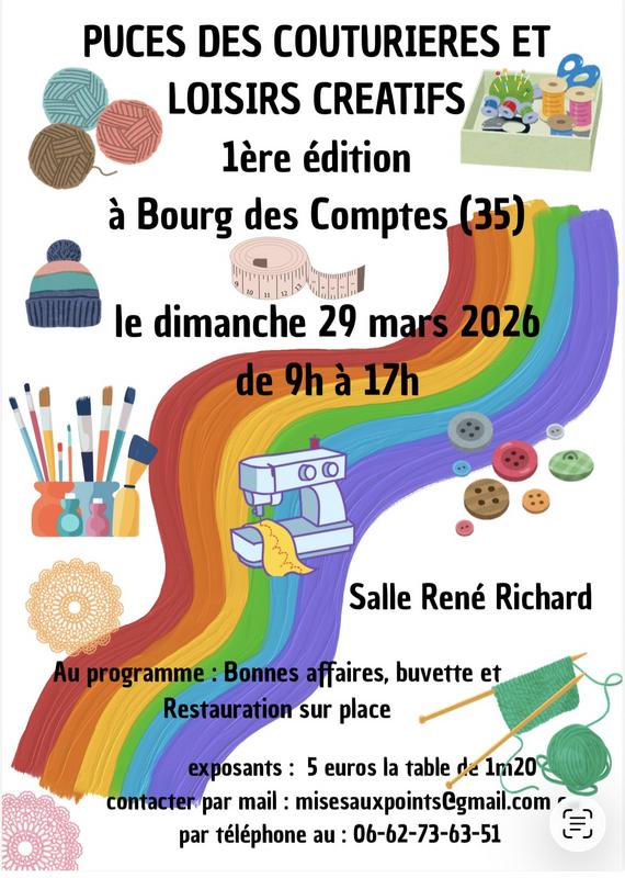 Puces des couturières et loisirs créatifs