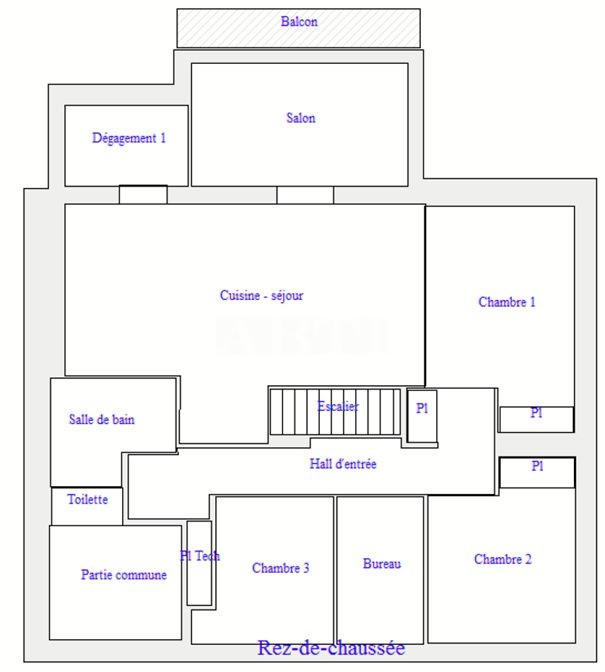 Appartement - 121 m² - 6 pièces