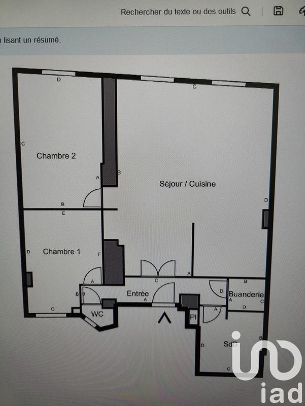 Appartement - 82 m² - 3 pièces