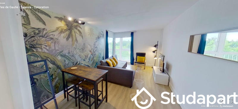 Chambre - 11 m² - 1 pièce