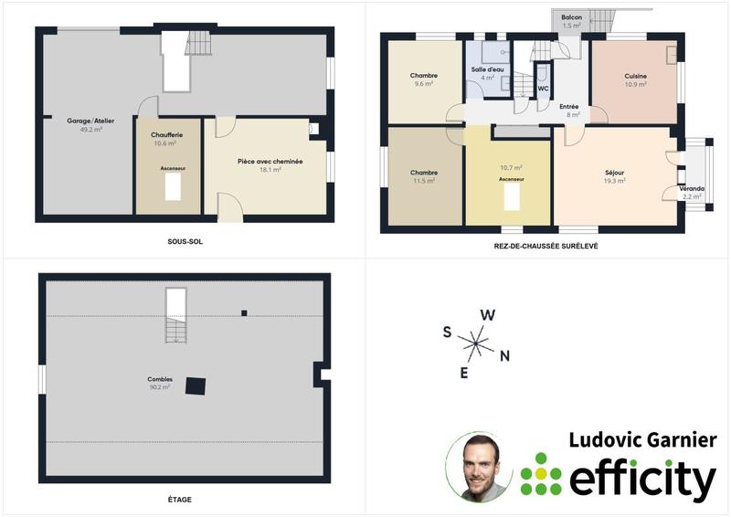 Pavillon - 70 m² - 4 pièces