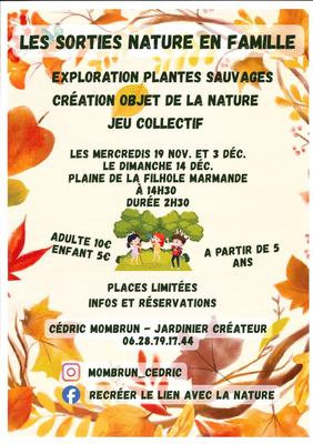 Les sorties nature en famille