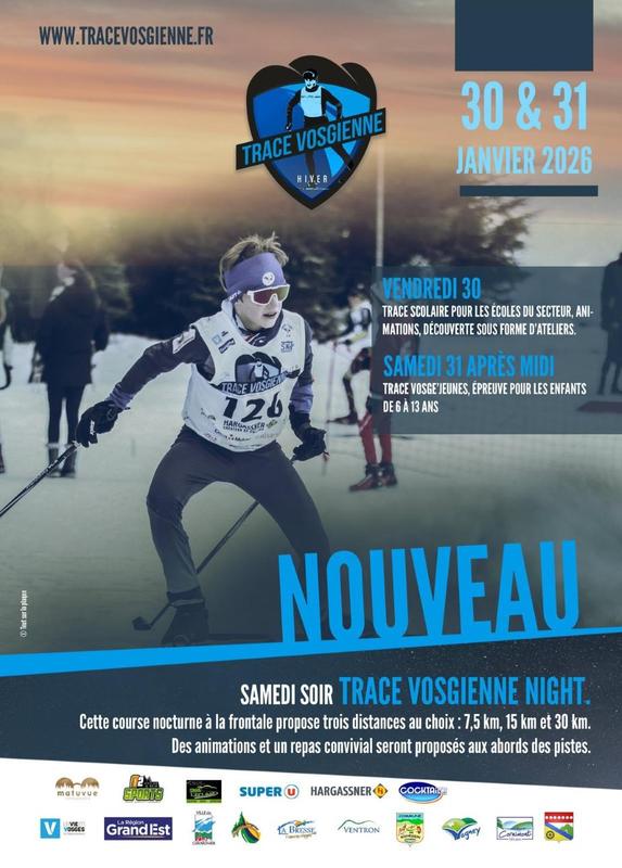 Trace vosgienne de ski de fond