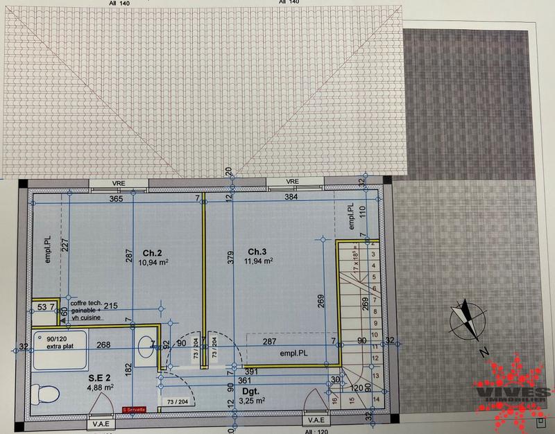 Maison - 103 m² - 4 pièces