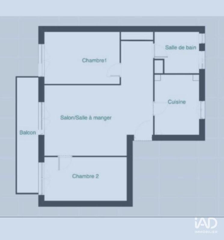 Appartement - 51 m² - 3 pièces