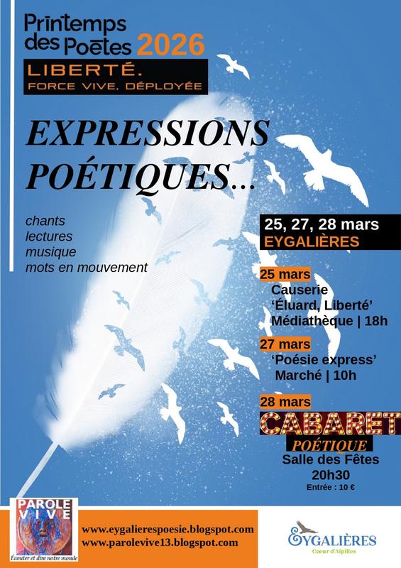 Le Printemps des Poètes à Eygalières