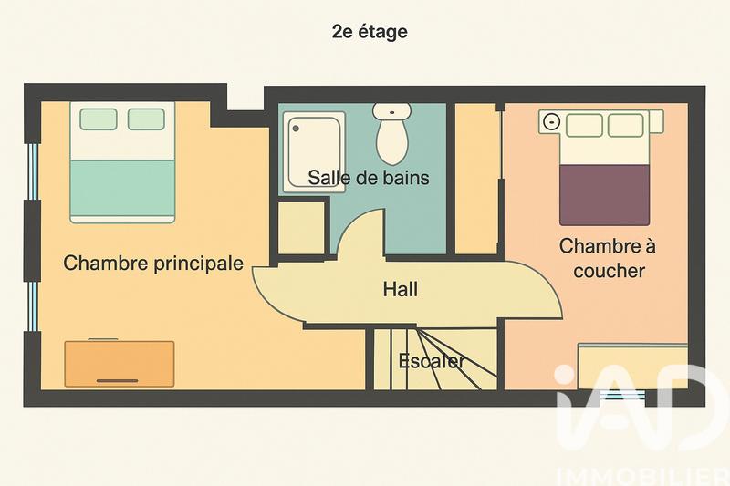 Maison de village - 94 m² - 4 pièces