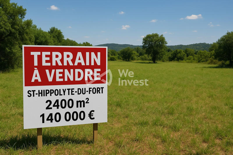 Terrain - 2 400 m²