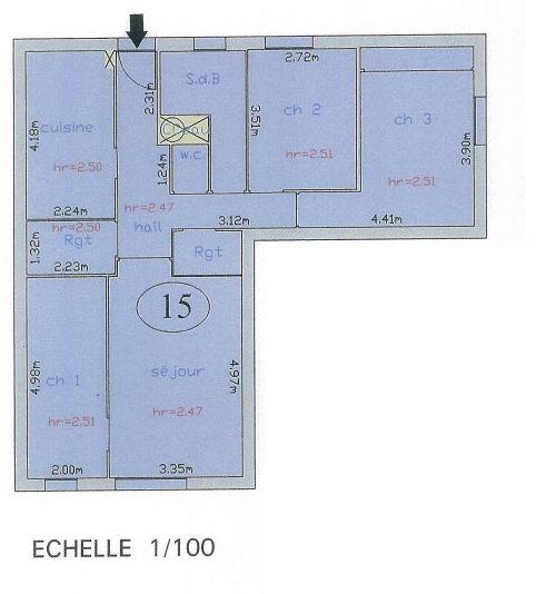 Appartement - 79 m² - 4 pièces