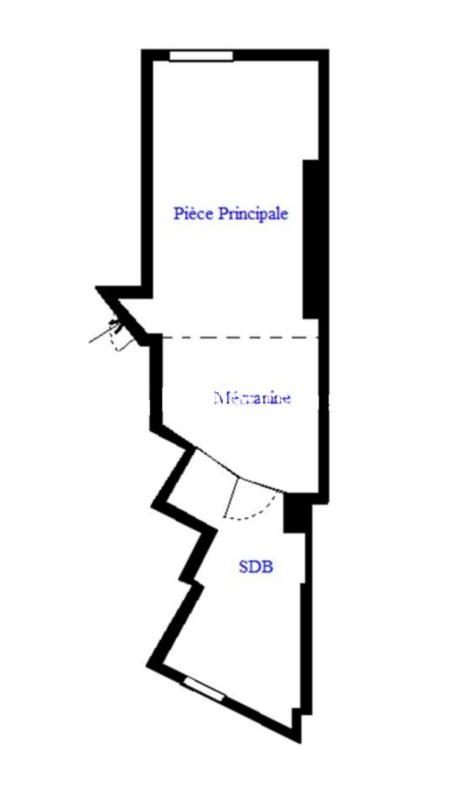 Appartement ancien - 26 m² - 1 pièce