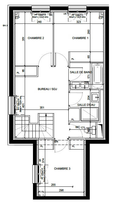 Maison - 97 m² - 4 pièces