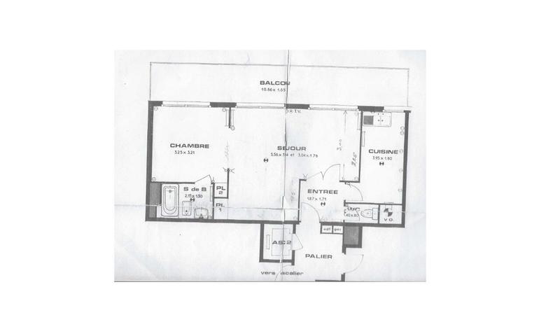 Appartement - 50 m² - 2 pièces